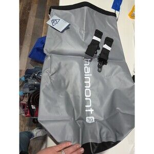 Haimont Dry Backpack Waterproof TPU Bag 30L Lightweight Roll Top Dry Bag Grey B8